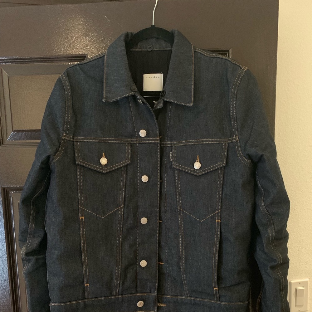 Raw denim Sandro jacket